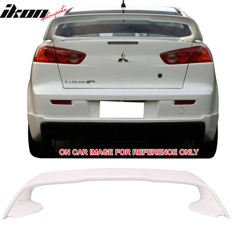 2008-2017 Mitsubishi Lancer Evolution 10 X Trunk Spoiler Wing Lip ABS