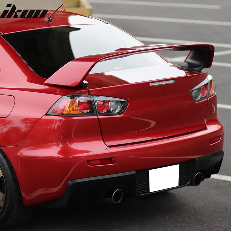 2008-2017 Mitsubishi Lancer Evolution 10 X Trunk Spoiler Wing Lip ABS