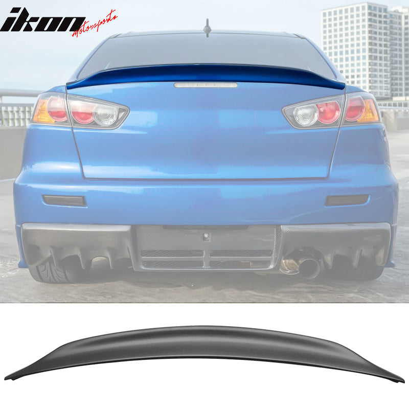 2008-2017 Mitsubishi Lancer EVO X 10 RS Rear Trunk Spoiler ABS
