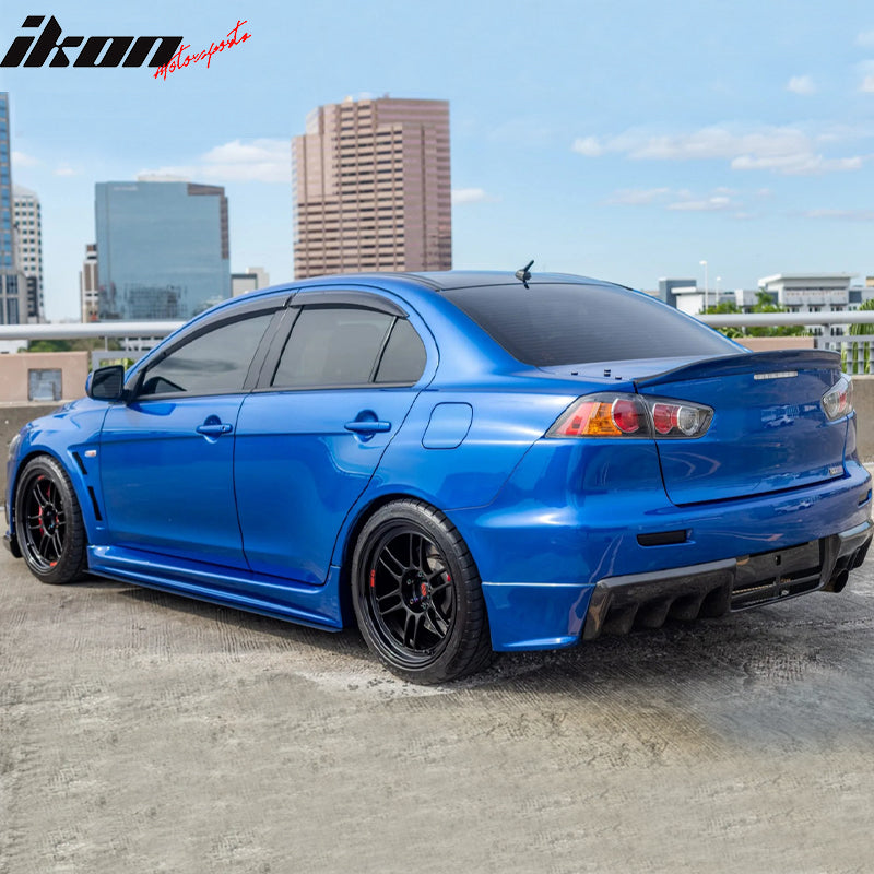 2008-2017 Mitsubishi Lancer EVO X 10 RS Rear Trunk Spoiler ABS