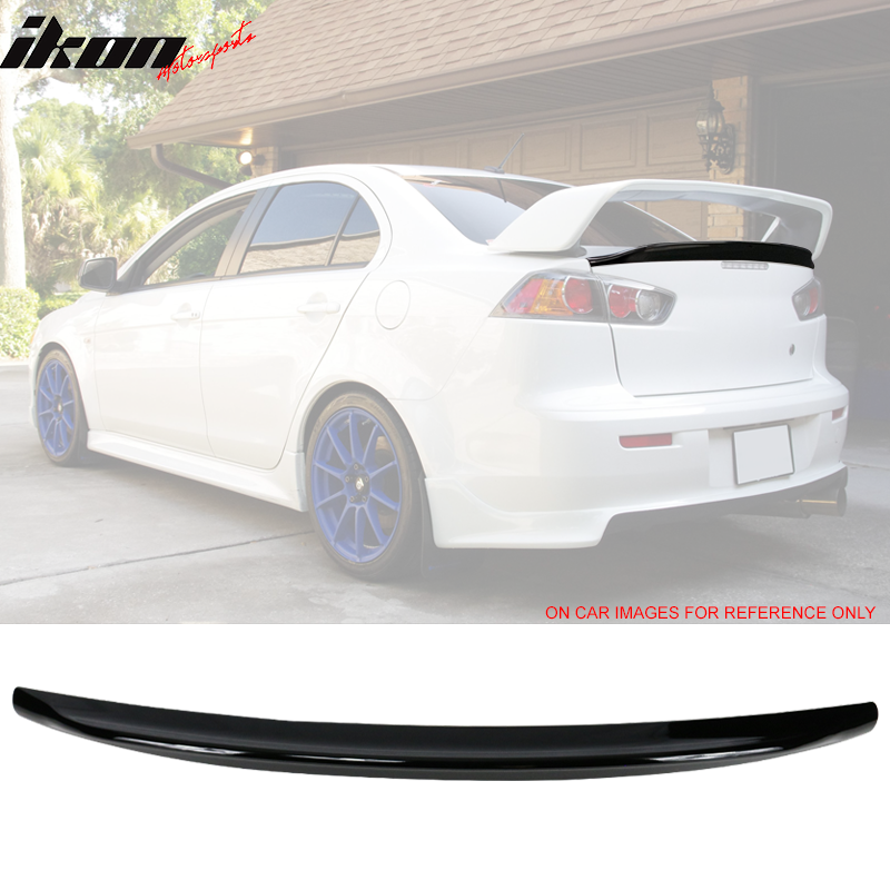 2008-2017 Mitsubishi Lancer EVO X 10 RS Rear Trunk Spoiler ABS