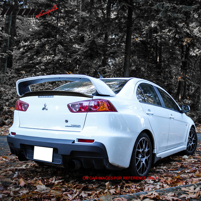 2008-2017 Mitsubishi Lancer EVO X 10 RS Rear Trunk Spoiler ABS