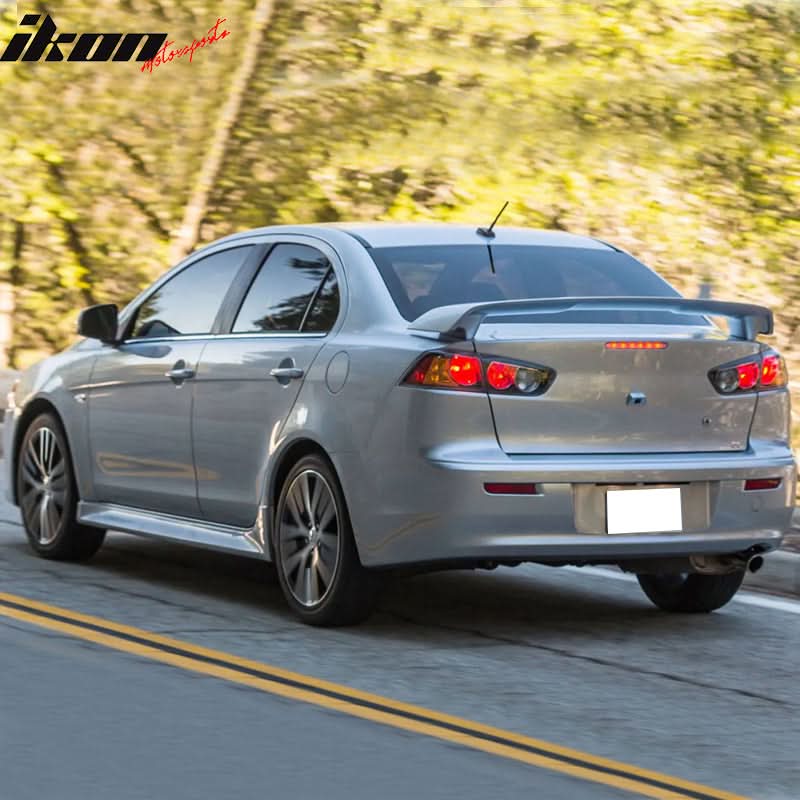 2008-2017 Mitsubishi Lancer Rear Trunk Spoiler Ducktail Wing Lip ABS