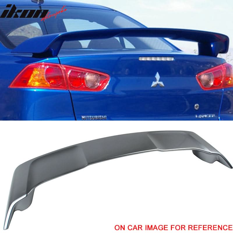2008-2017 Mitsubishi Lancer Rear Trunk Spoiler Ducktail Wing Lip ABS