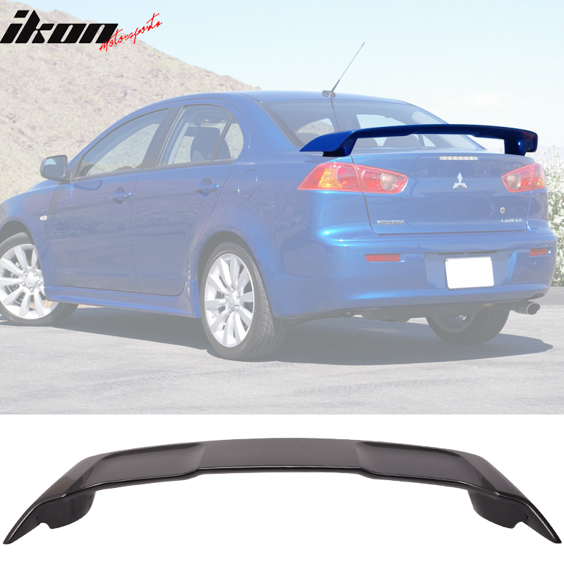 2008-2017 Mitsubishi Lancer Rear Trunk Spoiler Ducktail Wing Lip ABS