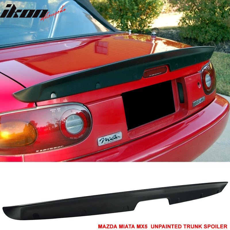 1990-1997 Mazda Miata MX5 KG Type 1 Rear Trunk Spoiler Wing Lip ABS