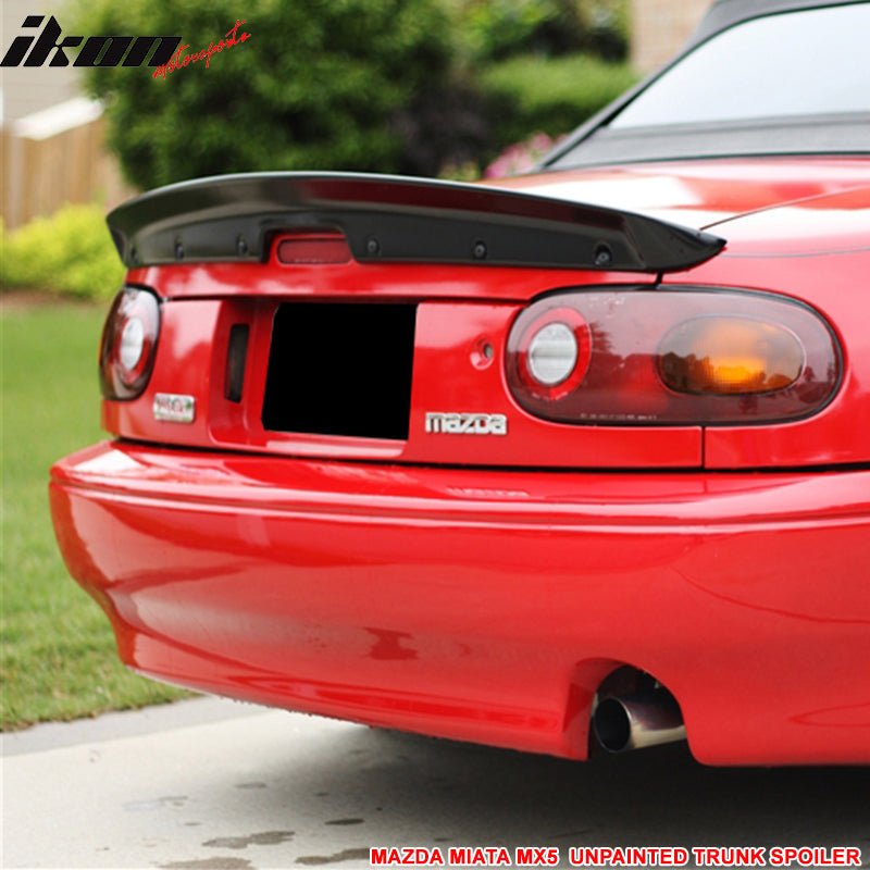 1990-1997 Mazda Miata MX5 KG Type 1 Rear Trunk Spoiler Wing Lip ABS