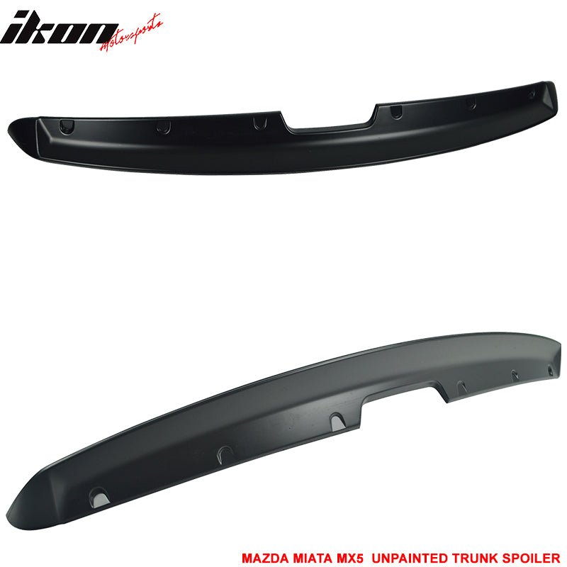 1990-1997 Mazda Miata MX5 KG Type 1 Rear Trunk Spoiler Wing Lip ABS