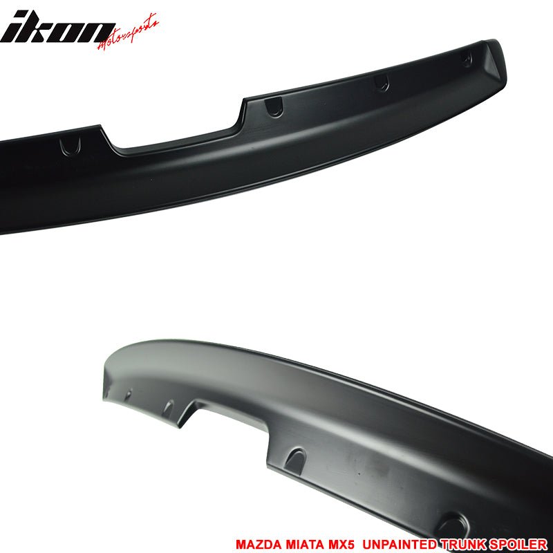 1990-1997 Mazda Miata MX5 KG Type 1 Rear Trunk Spoiler Wing Lip ABS