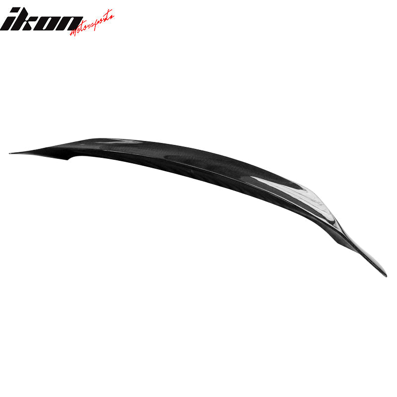 2014-23 Maserati Ghibli Aspec Red Clear Rear Spoiler Wing Carbon Fiber