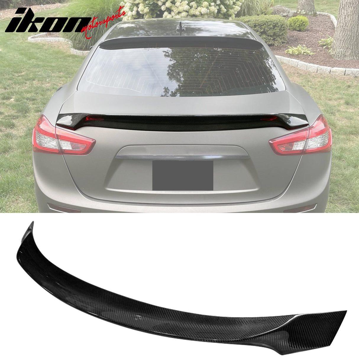 2014-2019 Maserati Ghibli ASPEC Style Trunk Spoiler Carbon Fiber
