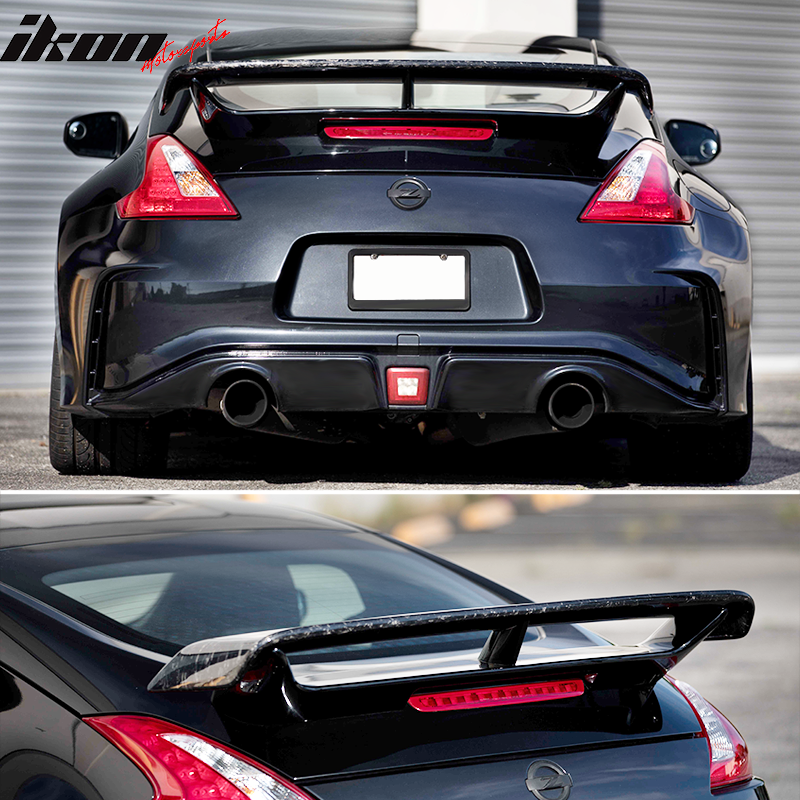2009-2021 Nissan 370Z Coupe Rear Trunk Spoiler Ducktail Wing Lip ABS