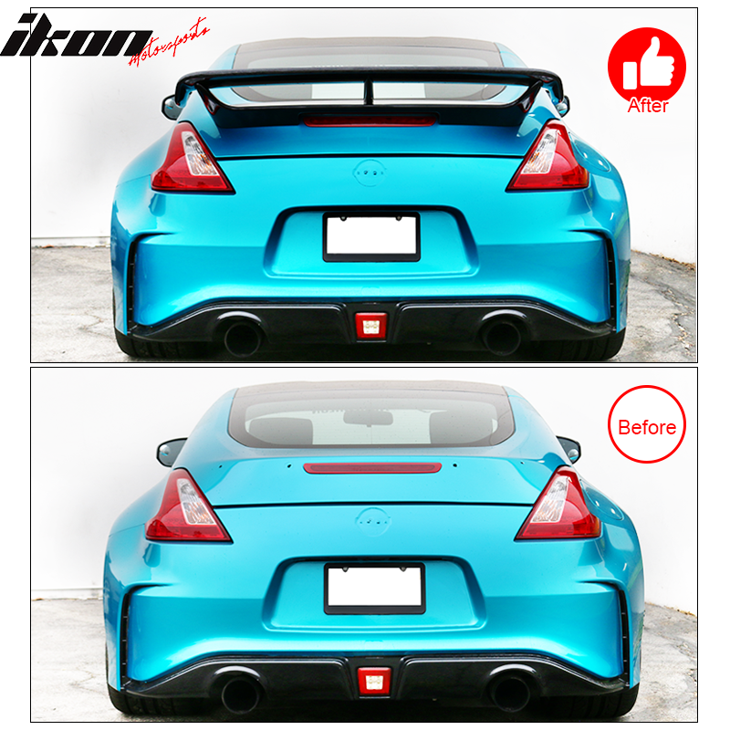 2009-2021 Nissan 370Z Coupe Rear Trunk Spoiler Ducktail Wing Lip ABS