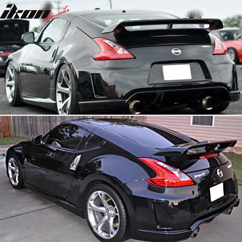 2009-2021 Nissan 370Z Coupe Rear Trunk Spoiler Ducktail Wing Lip ABS