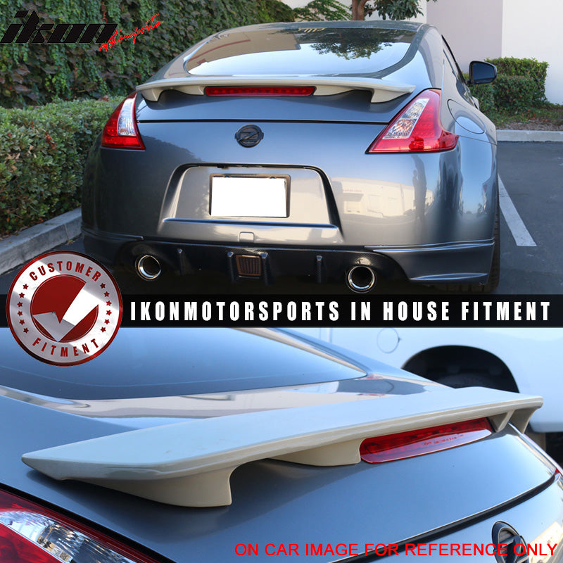 2009-2021 Nissan 370Z Z34 Coupe Painted Color ABS Trunk Spoiler