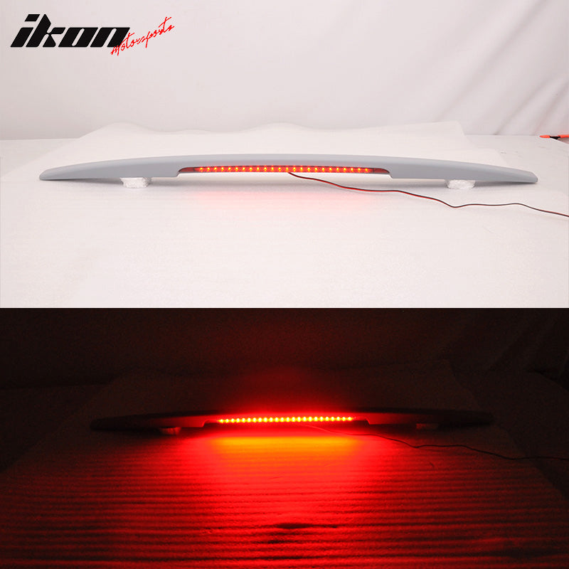2016-2023 Nissan Maxima OE Style Rear Spoiler Wing LED Brake Light ABS
