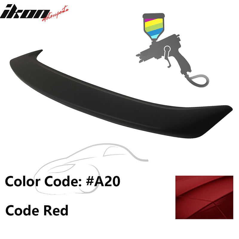 2013-2019 Nissan Sentra 4Dr Sedan Painted Trunk Spoiler ABS