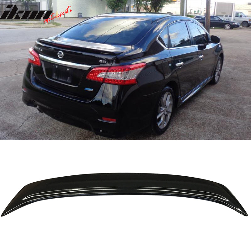 2013-2019 Nissan Sentra 4Dr Sedan Painted Trunk Spoiler ABS