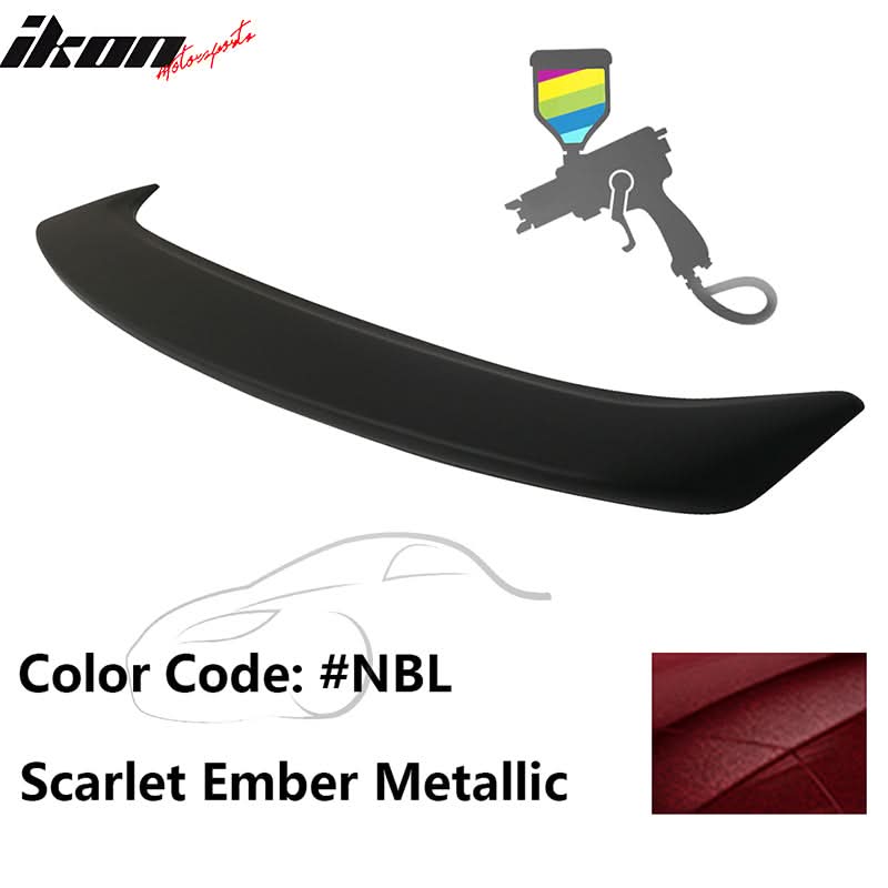 2013-2019 Nissan Sentra 4Dr Sedan Painted Trunk Spoiler ABS