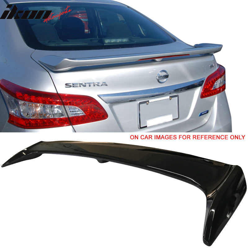 2013-2019 Nissan Sentra 4Dr Sedan Painted Trunk Spoiler ABS