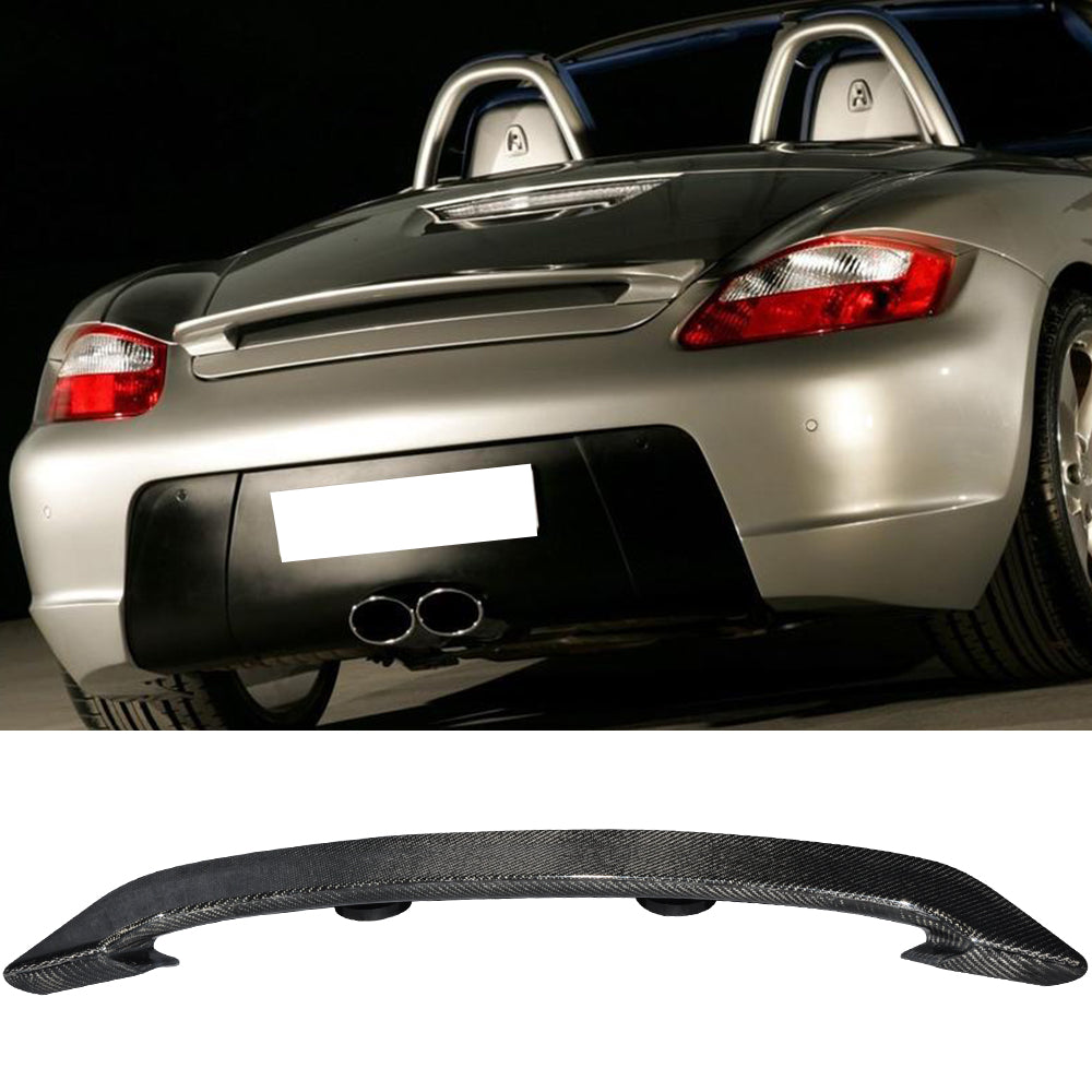 2009-2012 Porsche Boxster 987 Rear Trunk Spoiler Carbon Fiber