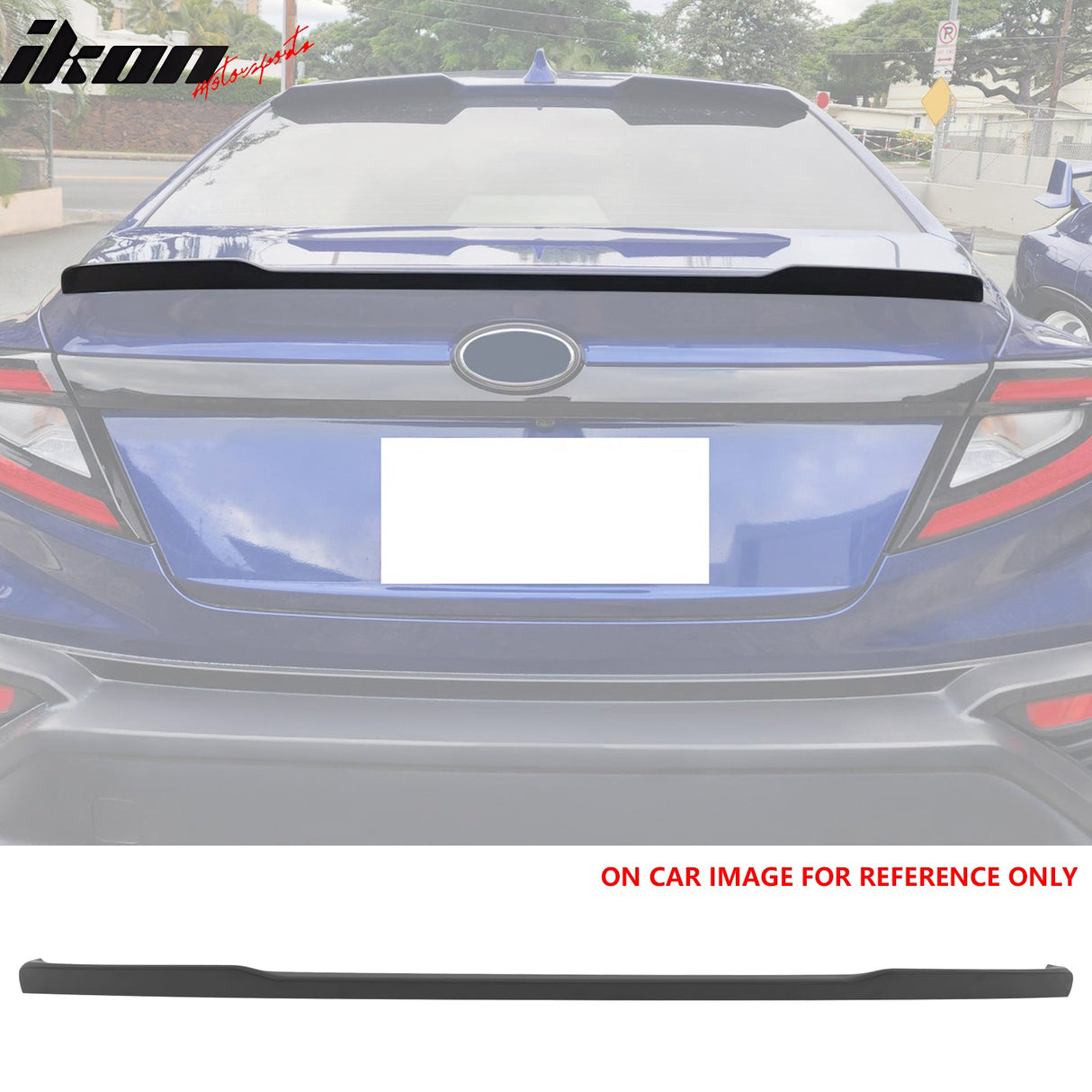 2022-2025 Subaru WRX D Style Matte Black Rear Trunk Spoiler ABS