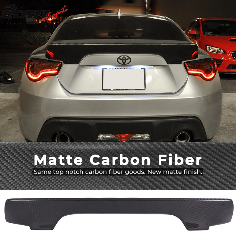 2013-2020 Scion FRS/Subaru BRZ/Toyota 86 GR Trunk Spoiler Carbon Fiber