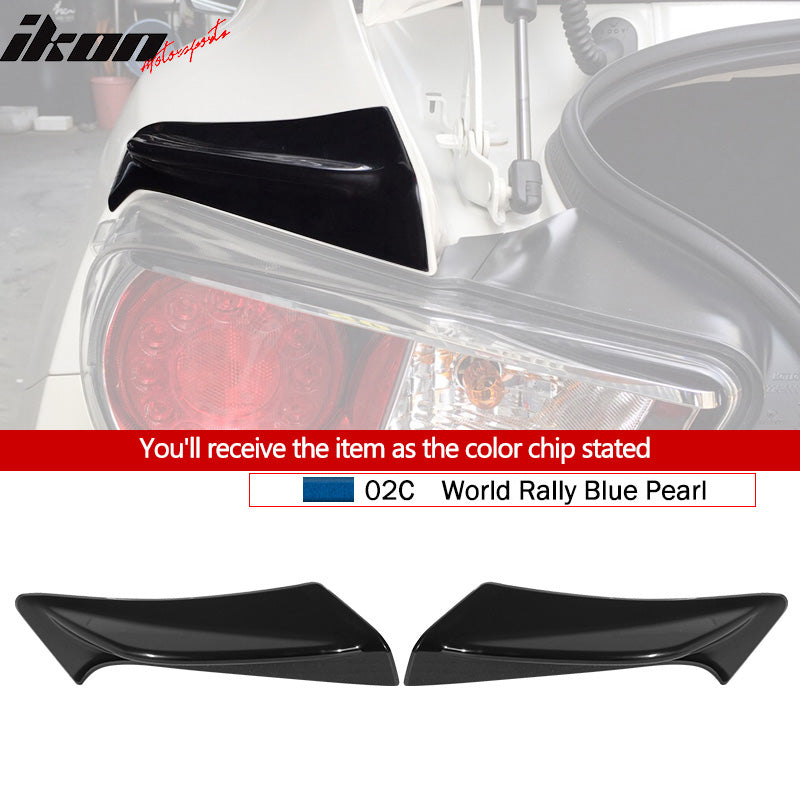 2013-2020 Scion FRS Subaru BRZ Toyota 86 Trunk Side Spoiler Splitter