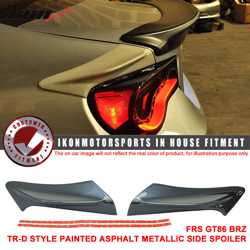 2013-2020 Scion FRS Subaru BRZ Toyota 86 Trunk Side Spoiler Splitter