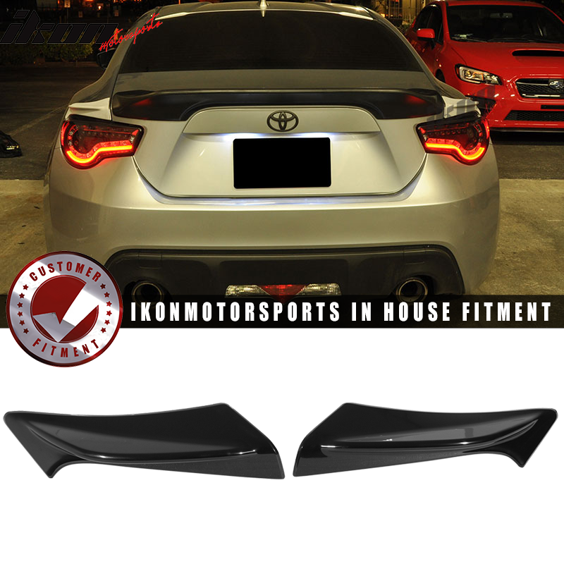 2013-2020 Scion FRS Subaru BRZ Toyota 86 Trunk Side Spoiler Splitter