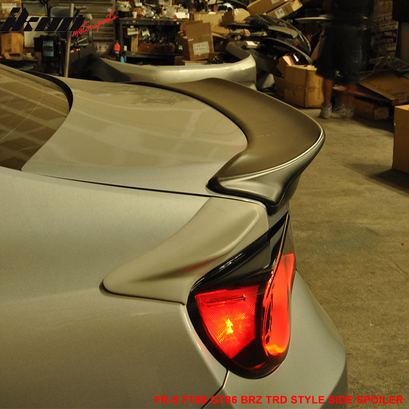 2013-2020 Scion FRS Subaru BRZ Toyota 86 Trunk Side Spoiler Splitter