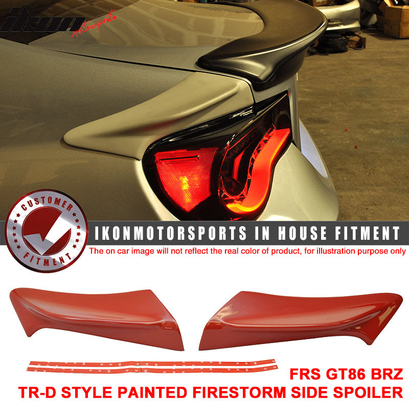 2013-2020 Scion FRS Subaru BRZ Toyota 86 Trunk Side Spoiler Splitter