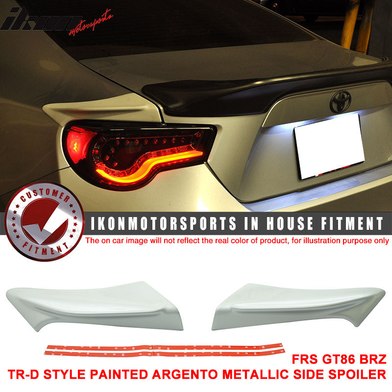 2013-2020 Scion FRS Subaru BRZ Toyota 86 Trunk Side Spoiler Splitter