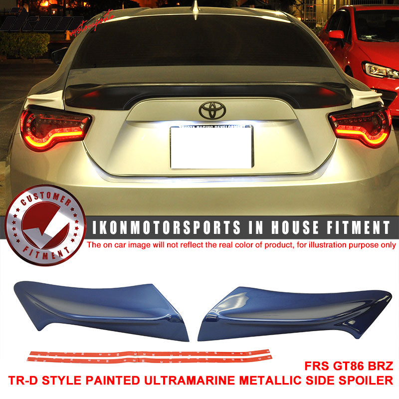 2013-2020 Scion FRS Subaru BRZ Toyota 86 Trunk Side Spoiler Splitter