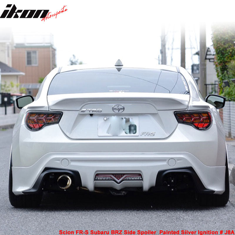 2013-2020 Scion FRS Subaru BRZ Toyota 86 Trunk Side Spoiler Splitter