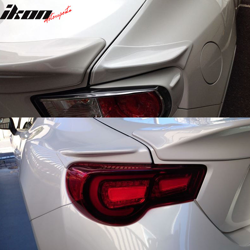2013-2020 Scion FRS Subaru BRZ Toyota 86 Trunk Side Spoiler Splitter