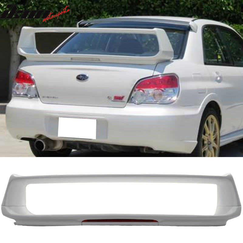 2002-2007 Subaru Impreza WRX Sti OE Trunk Spoiler w/ 3RD Brake Light