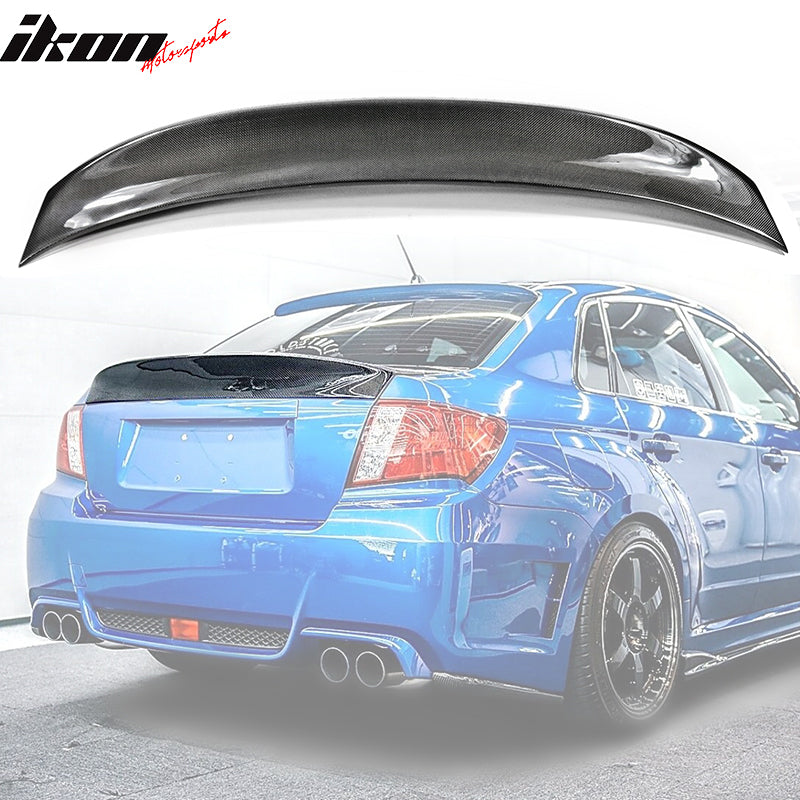 2008-2014 Subaru Impreza Rear Trunk Spoiler Carbon Fiber