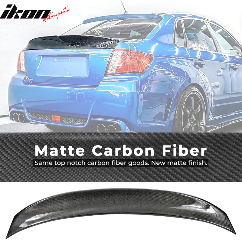 2008-2014 Subaru Impreza Rear Trunk Spoiler Carbon Fiber