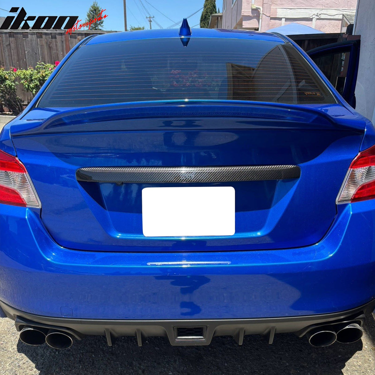 2015-2021 Subaru WRX PSM #K7X Wr Blue Pearl Trunk Spoiler ABS