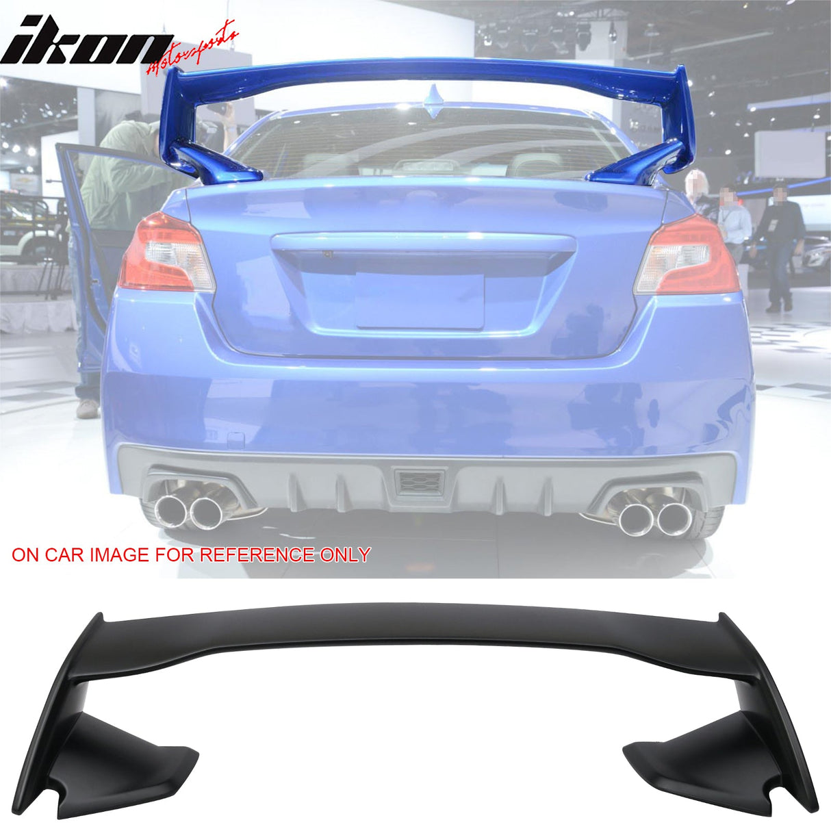 Fits 15-21 Subaru WRX OE STI ABS UnRear Trunk Spoiler