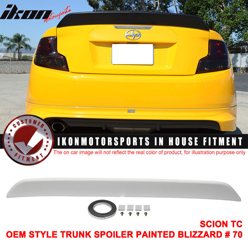 2011-2016 Scion TC RS Style Painted ABS Rear Trunk Spoiler Wing