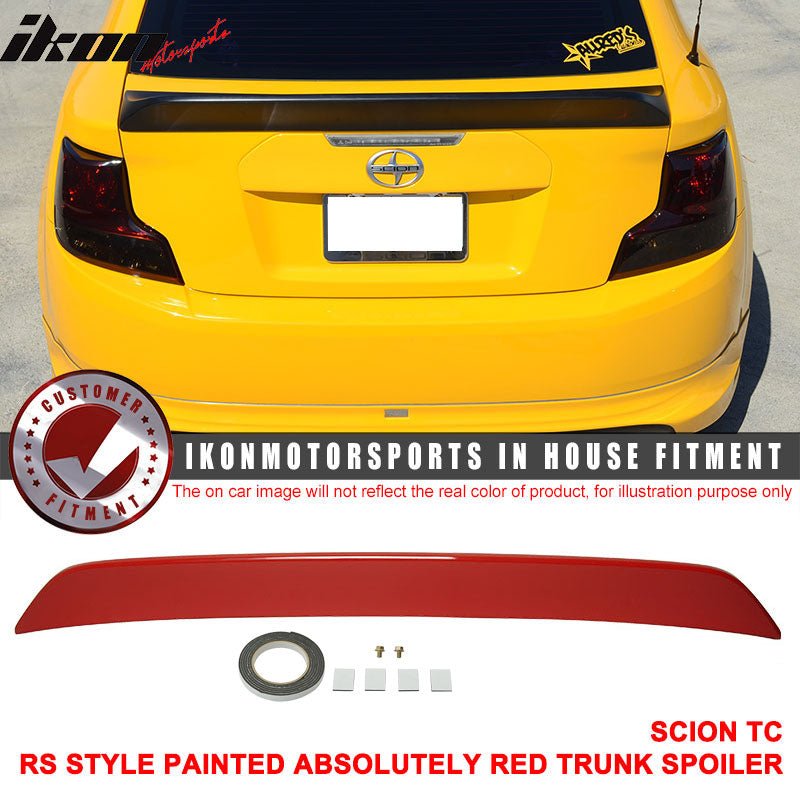 2011-2016 Scion TC RS Style Painted ABS Rear Trunk Spoiler Wing