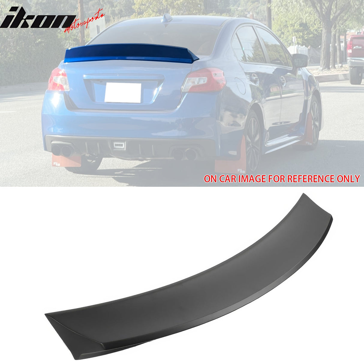 2012-2021 Subaru WRX Impreza Duckbill Matte Black Trunk Spoiler ABS