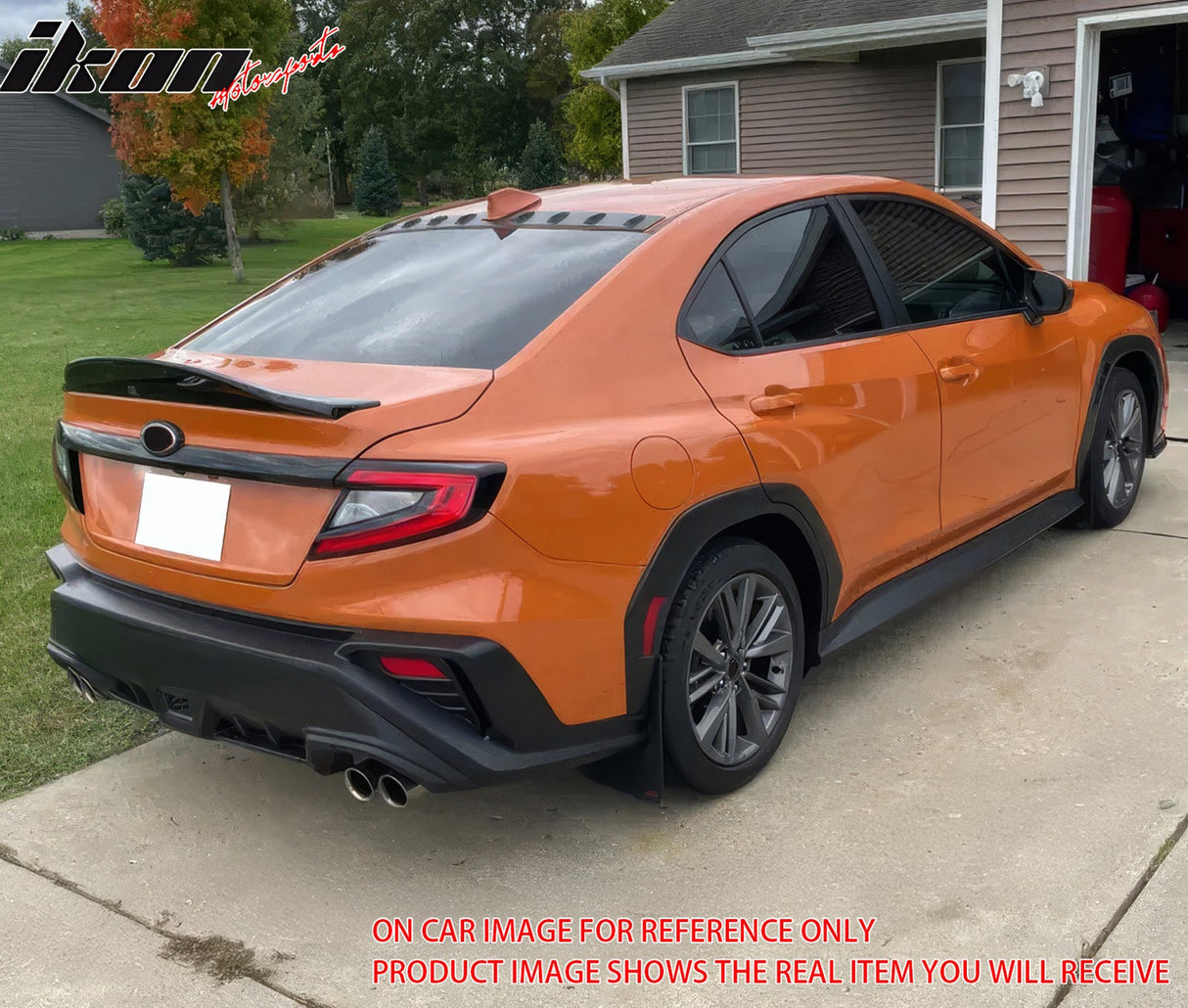 2022-2025 Subaru WRX R Style Matte Black Rear Trunk Spoiler ABS