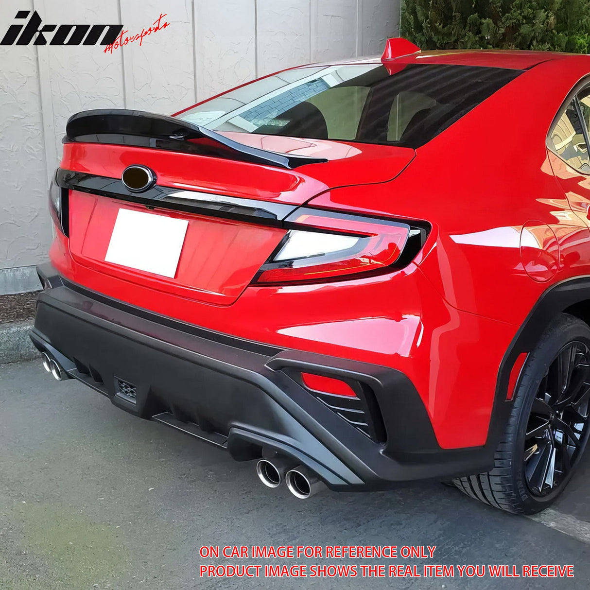 2022-2025 Subaru WRX R Style Carbon Fiber Print Trunk Spoiler ABS