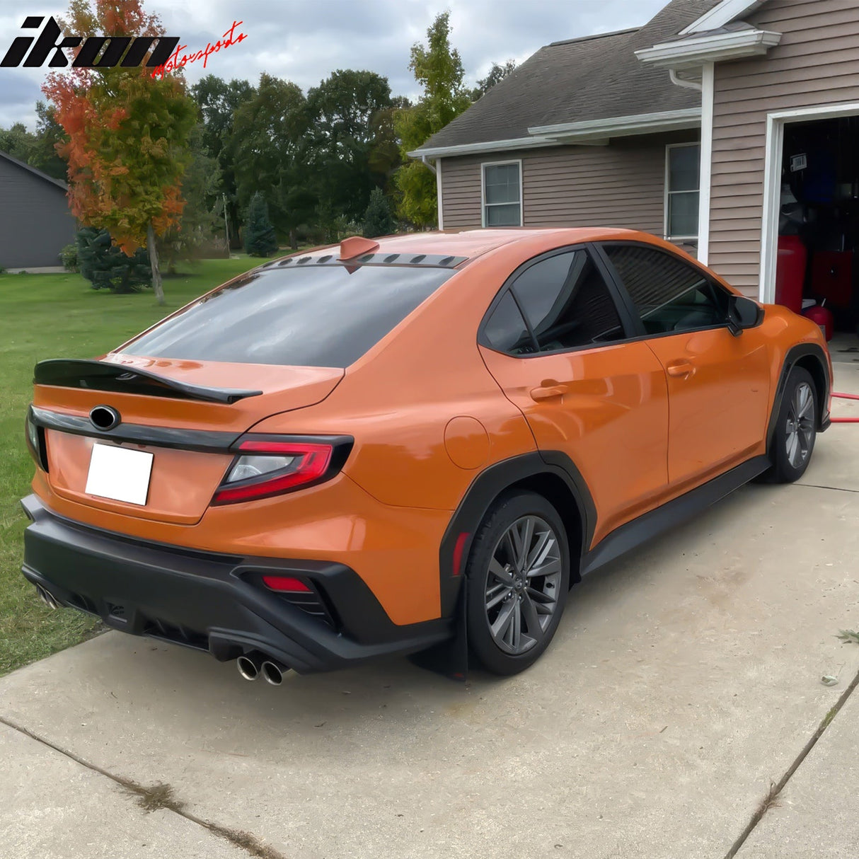 2022-2025 Subaru WRX R Style Gloss Black Rear Trunk Spoiler ABS