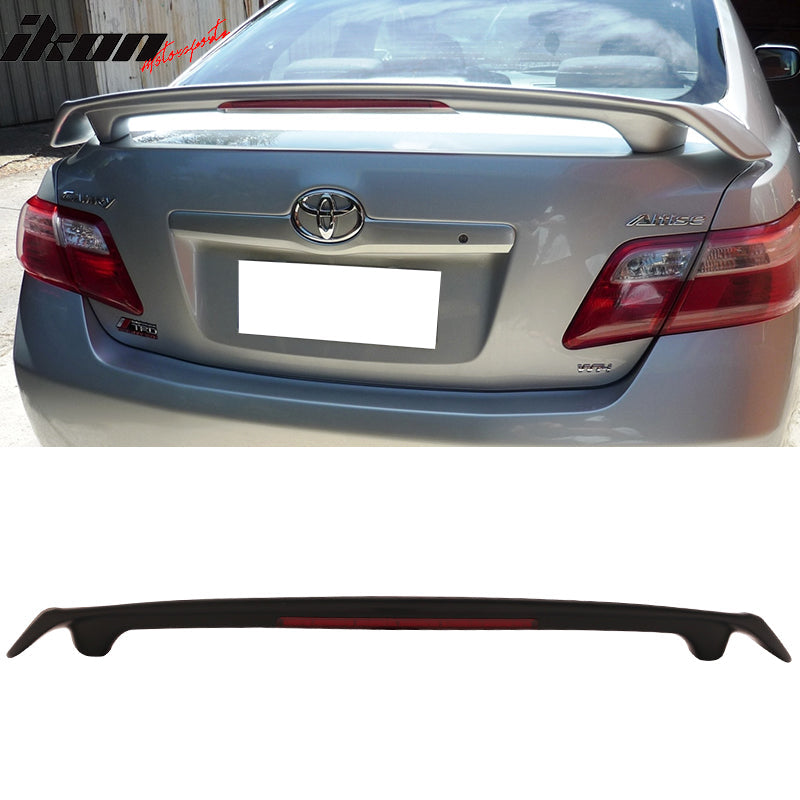 2007-2011 Toyota Camry JDM Style Matte Black Trunk Spoiler ABS