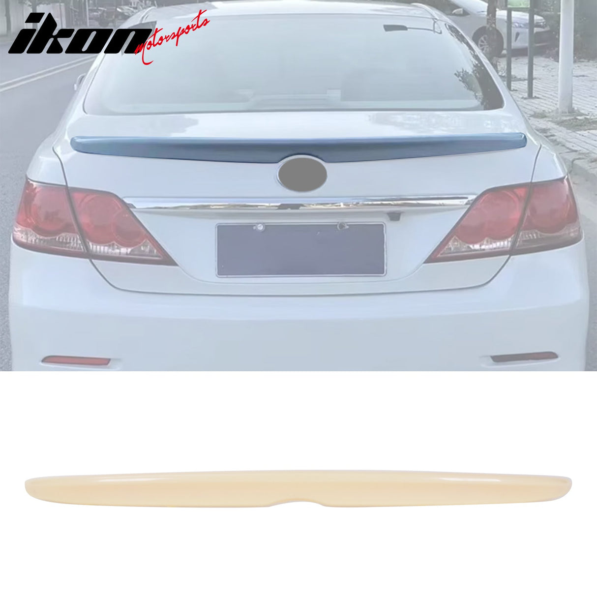 2007-2011 Toyota Camry OE Style Unpainted Rear Trunk Spoiler Wing ABS