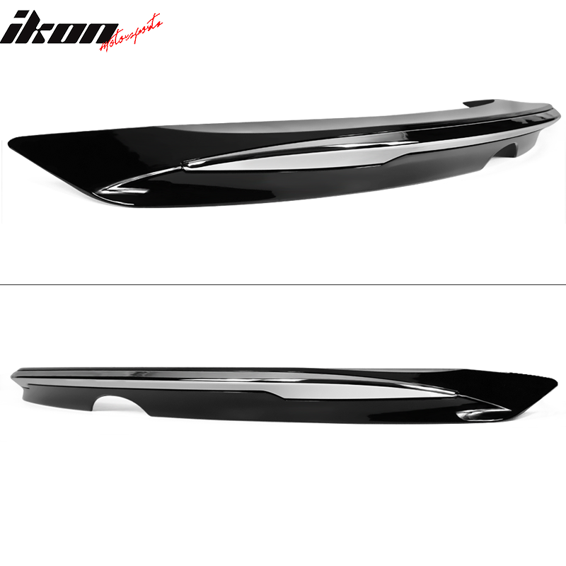 2018-2024 Toyota Camry MD Style Gloss Rear Spoiler Wing Chrome Trim